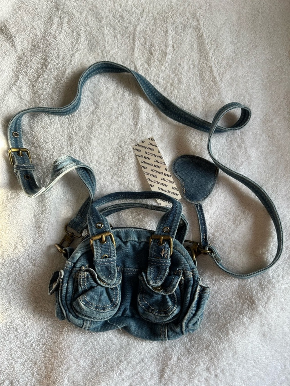 Mini Denim Purse Y2K Jean Bag | BNWT | Concert Crossbody Urban Outfitters 💙